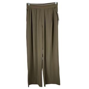 Athleta Stratosphere High Rise Wide Pant Clay Women's Size Large Tall NWT